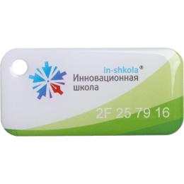 Брелок "Инновационная школа", цвет зеленый №2