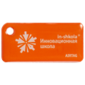 Брелок "Инновационная школа", цвет оранжевый №7 ИБОВ01030707 - фото 170051