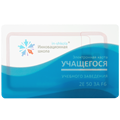 Карта учащегося "Прозрачная" №3 48190